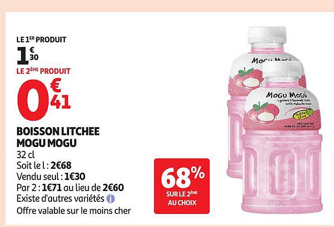 BOISSON LITCHEE MOGU MOGU