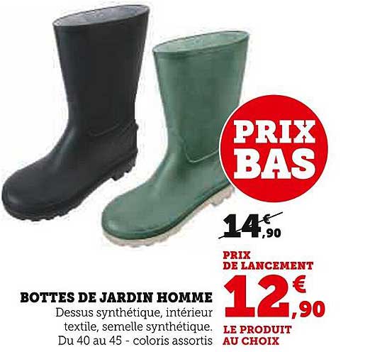 BOTTES DE JARDIN HOMME