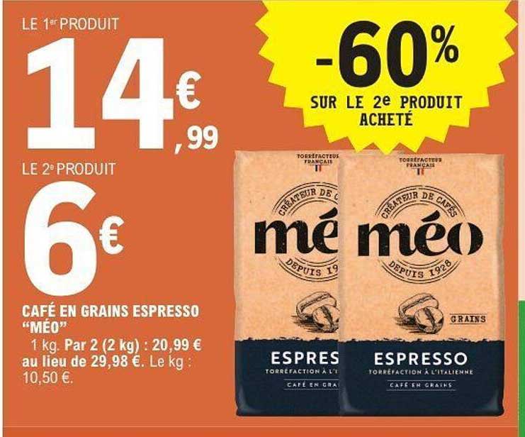 Café en Grains Espresso "Méo"