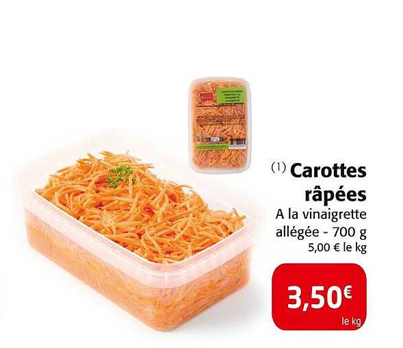 Carottes râpées