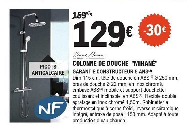 COLONNE DE DOUCHE "MIHANÉ"