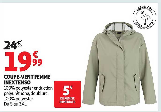 COUPE-VENT FEMME INEXTENSO