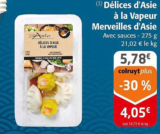 Délices d'Asie à la Vapeur Merveilles d'Asie