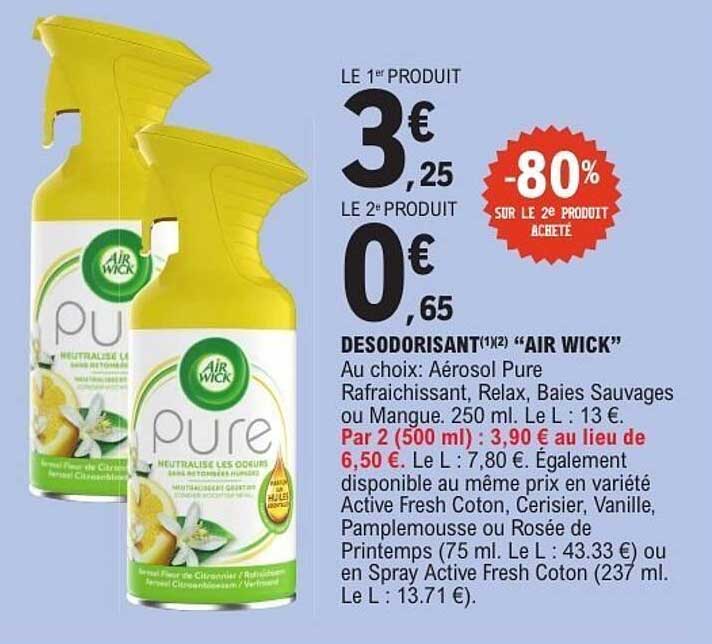 DESODORISANT "AIR WICK"