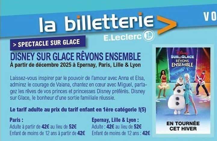 DISNEY SUR GLACE RÊVONS ENSEMBLE