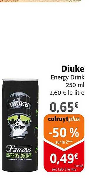 Diuke Energy Drink 250 ml
