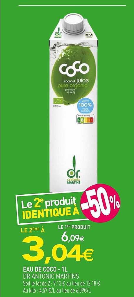 Eau de Coco 1L - DR ANTONIO MARTINS