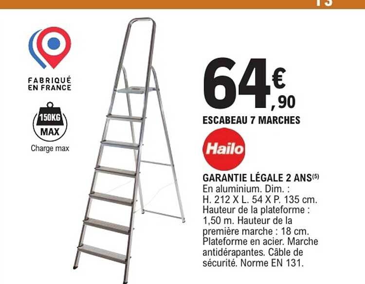 ESCABEAU 7 MARCHES