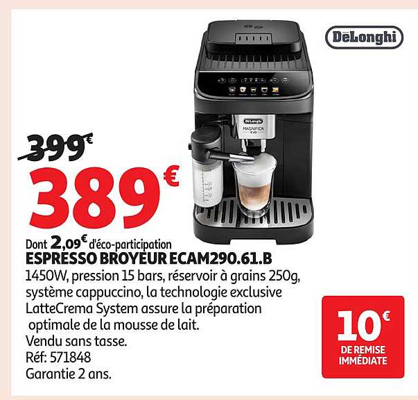 ESPRESSO BROYEUR ECAM290.61.B
