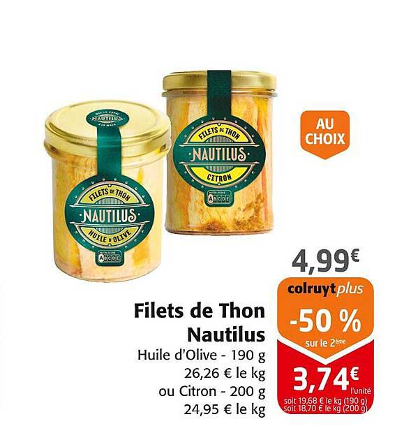 Filets de Thon Nautilus