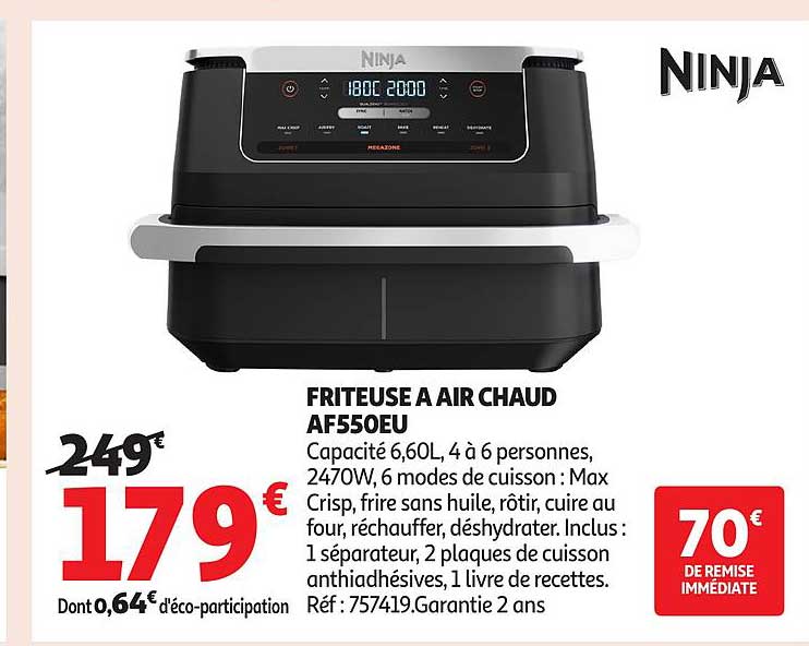 FRITEUSE A AIR CHAUD AF550EU