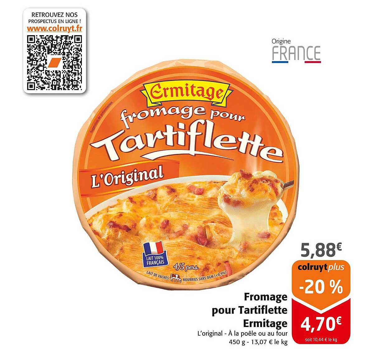 Fromage pour Tartiflette Ermitage L'Original