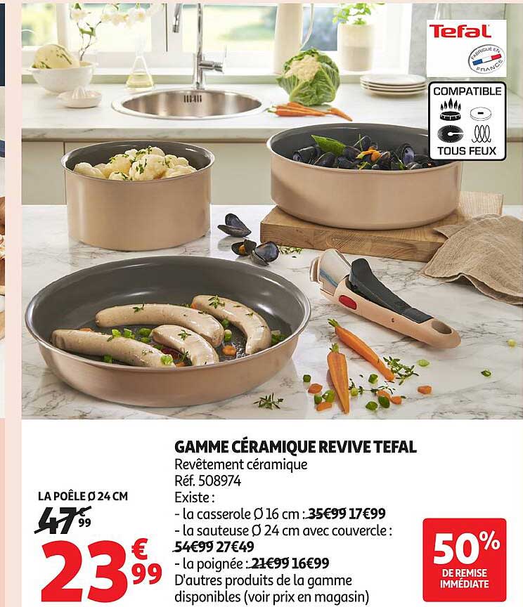 GAMME CÉRAMIQUE REVIVE TEFAL