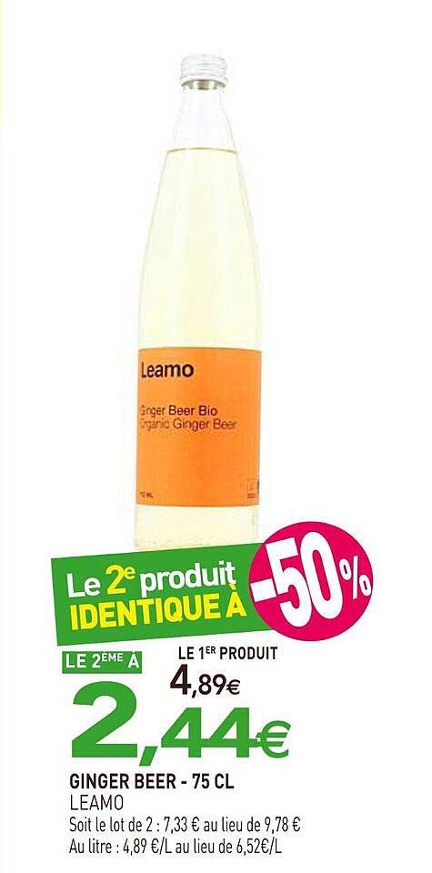 GINGER BEER - 75 CL LEAMO