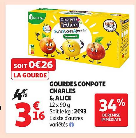 Gourdres Compote Charles & Alice
