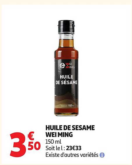 HUILE DE SESAME WEI MING