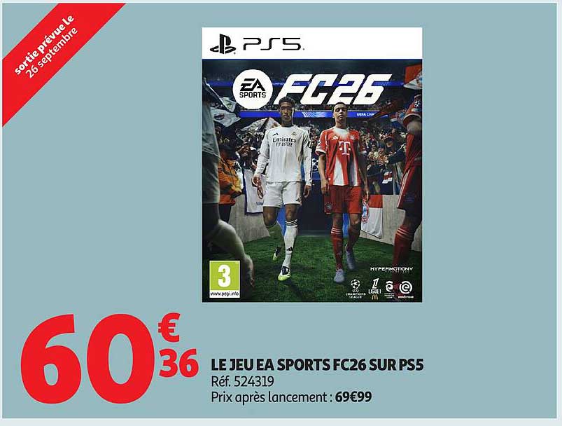 LE JEU EA SPORTS FC26 SUR PS5