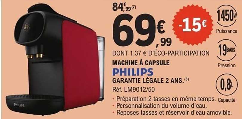 MACHINE À CAPSULE PHILIPS