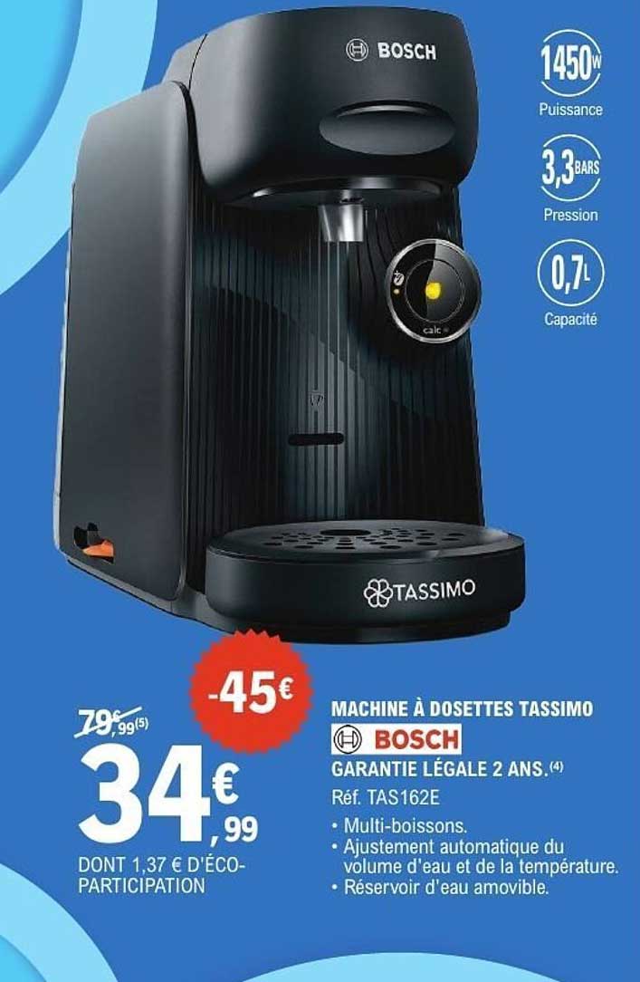 MACHINE À DOSETTES TASSIMO
