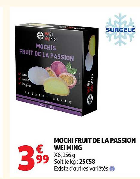 MOCHI FRUIT DE LA PASSION WEI MING