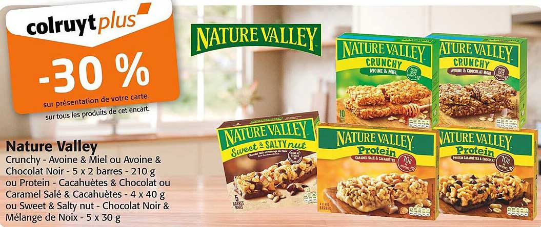 Nature Valley -30 %