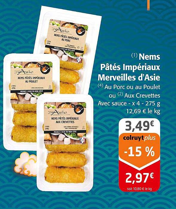 Nem Pâtés Impériaux Merveilles d'Asie