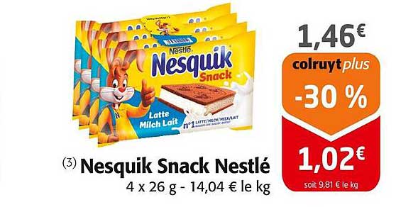 Nesquik Snack Nestlé