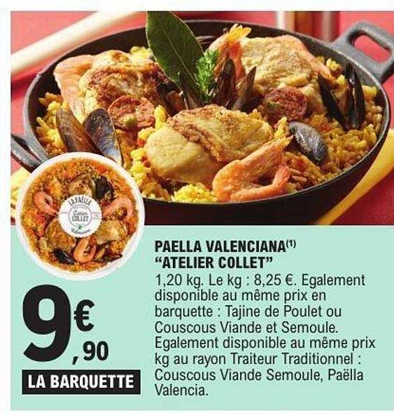 PAELLA VALENCIANA « ATELIER COLLET »