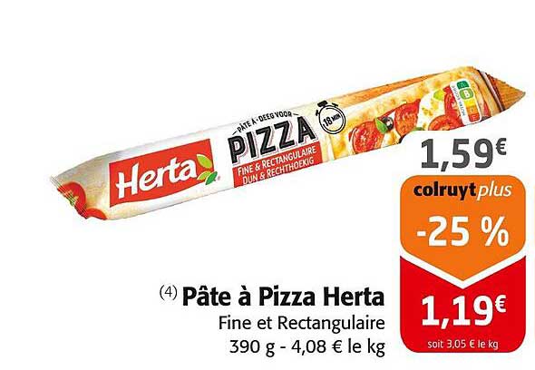 Pâte à Pizza Herta