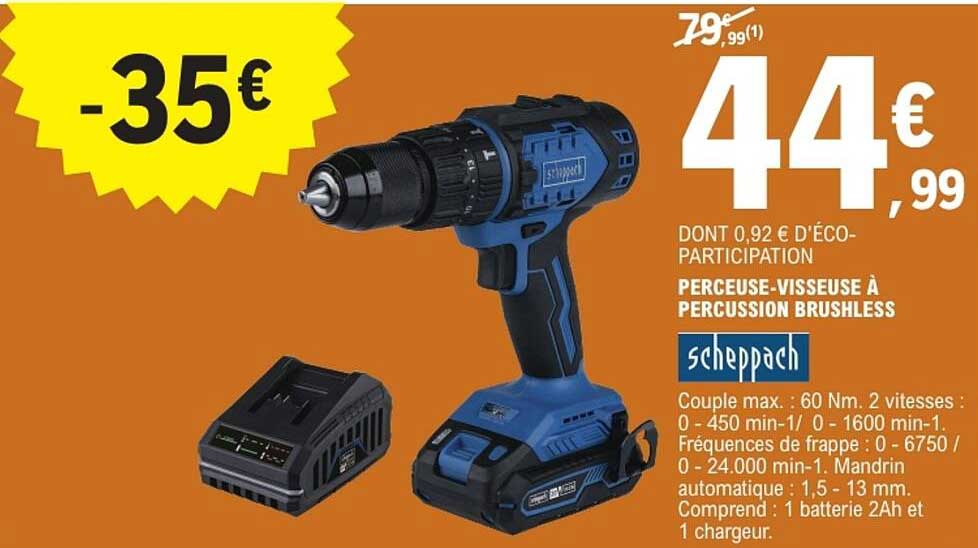 PERCEUSE-VISSEUSE À PERCUSSION BRUSHLESS