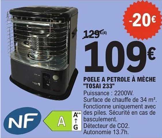 POELE A PETROLE À MECHE "TOSAI 233"