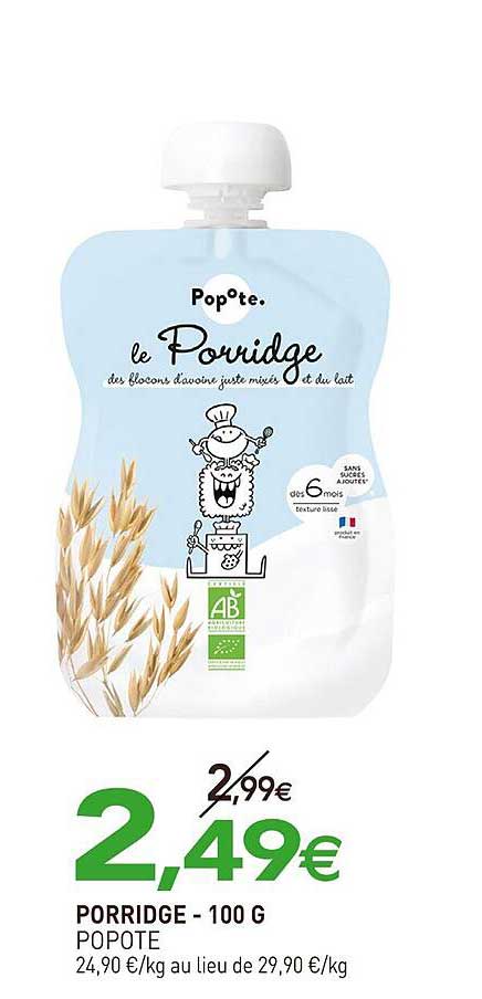 Porridge - 100 G Popote