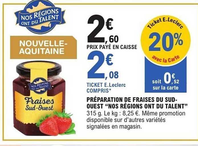 PRÉPARATION DE FRAISES DU SUD-OUEST "NOS RÉGIONS ONT DU TALENT"