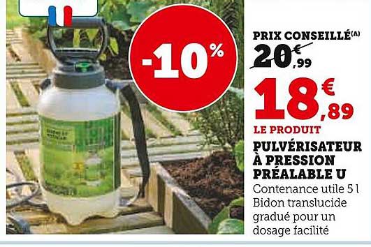 Pulvérisateur à pression préalable U