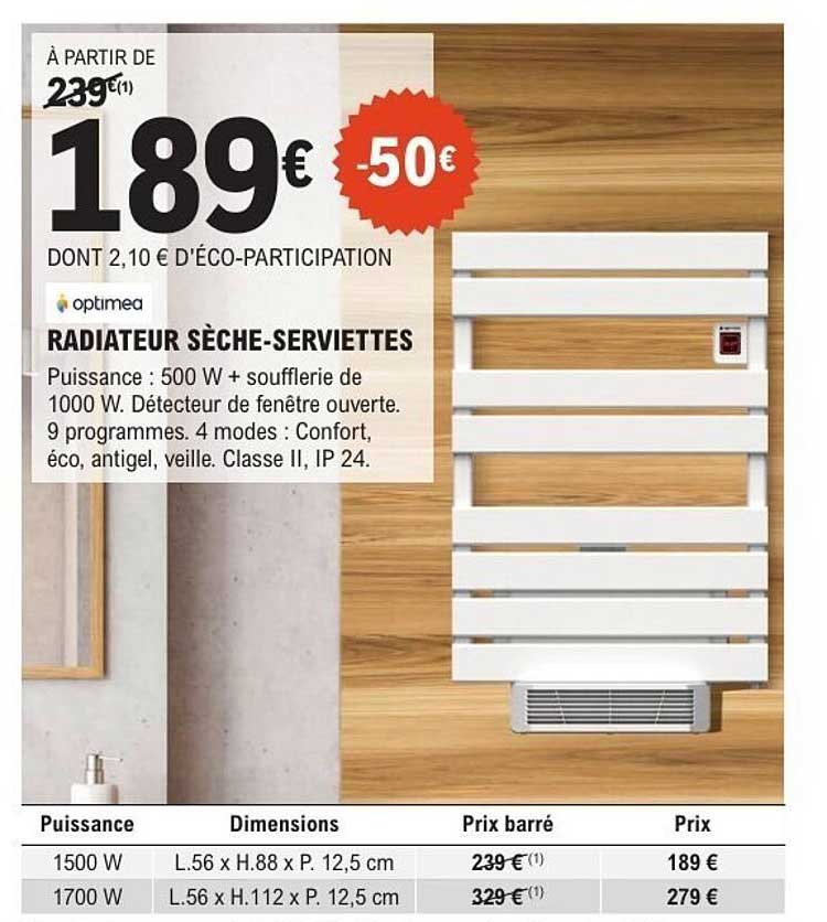 RADIATEUR SÈCHE-SERVIETTES