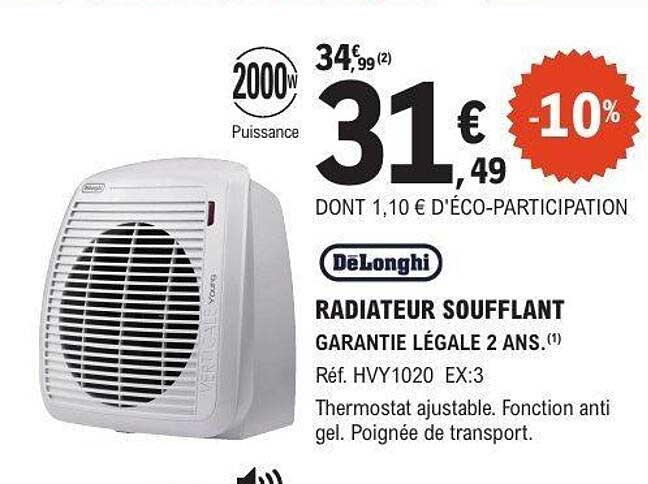 RADIATEUR SOUFFLANT
