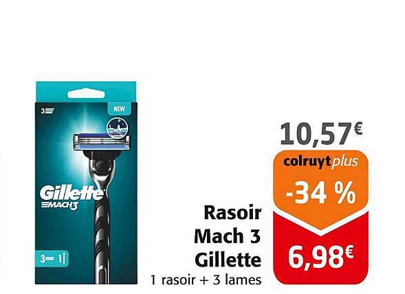 Rasoir Mach 3 Gillette