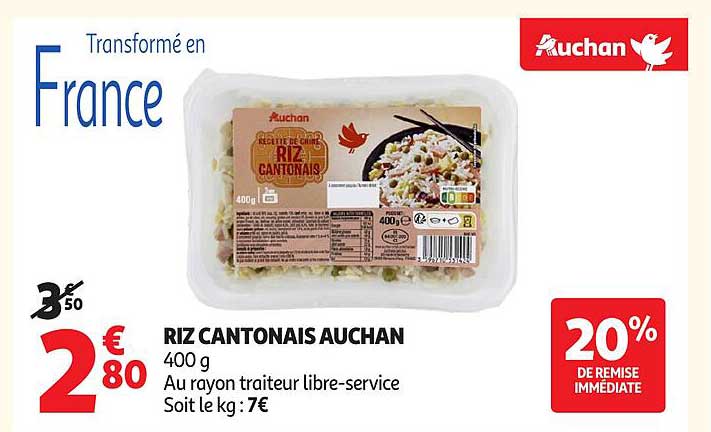 RIZ CANTONAIS AUCHAN