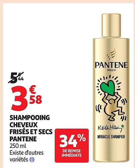 SHAMPOOING CHEVEUX FRISÉS ET SECS PANTENE
