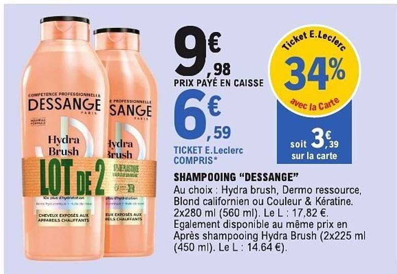 SHAMPOOING “DESSANGE”