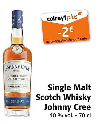 Single Malt Scotch Whisky Johnny Cree