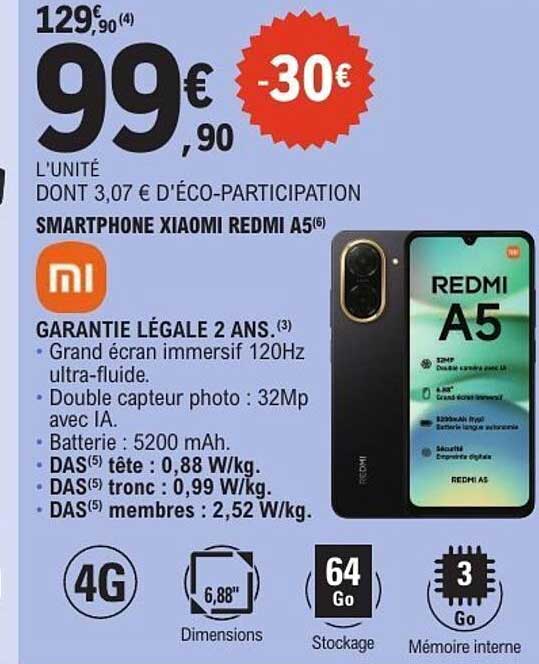 SMARTPHONE XIAOMI REDMI A5