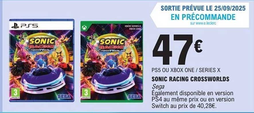 SONIC RACING CROSSWORLDS