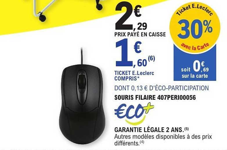 SOURIS FILAIRE 407PERI00056