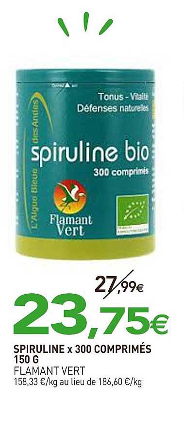 SPIRULINE x 300 COMPRIMÉS 150 G