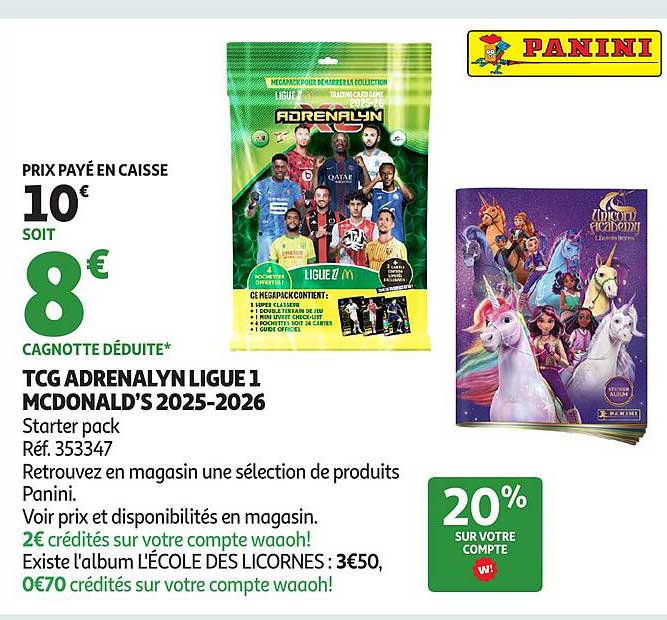 TCG ADRENALYN LIGUE 1 MCDONALD’S 2025-2026