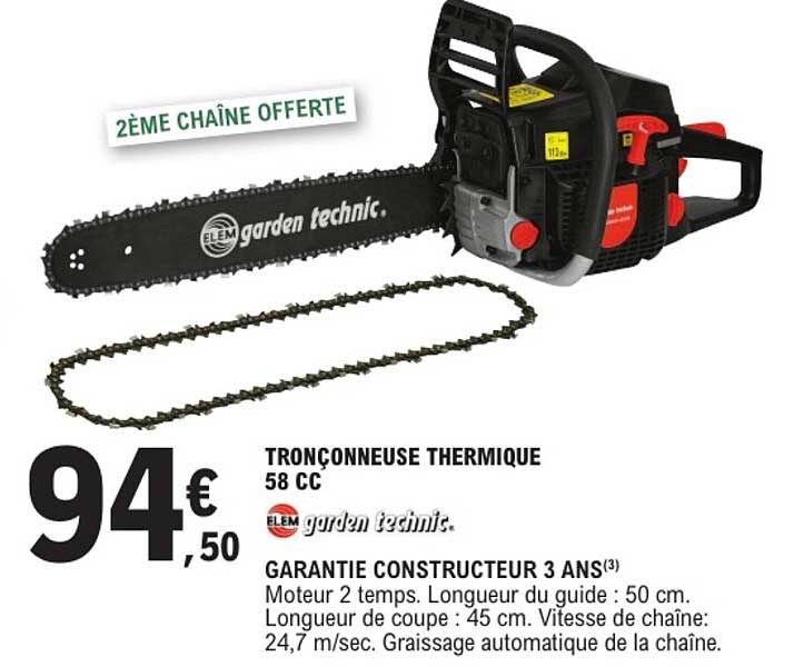 TRONÇONNEUSE THERMIQUE 58 CC