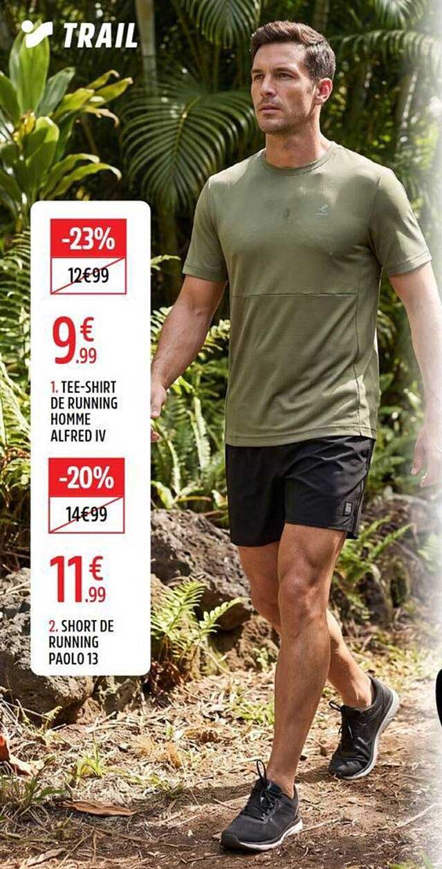 1. TEE-SHIRT DE RUNNING HOMME ALFRED IV