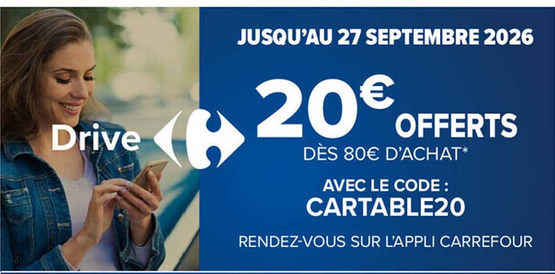 20€ OFFERTS DÈS 80€ D’ACHAT*