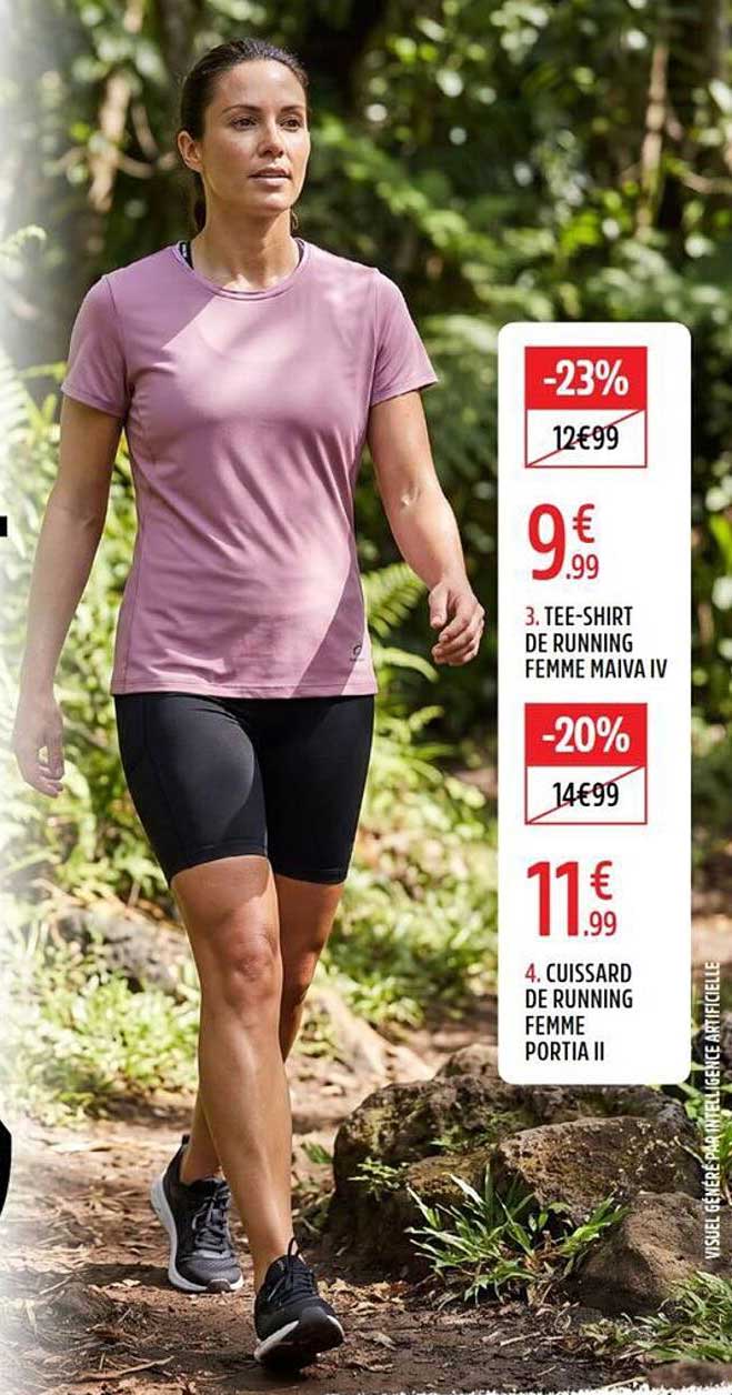 3. TEE-SHIRT DE RUNNING FEMME MAIVA IV